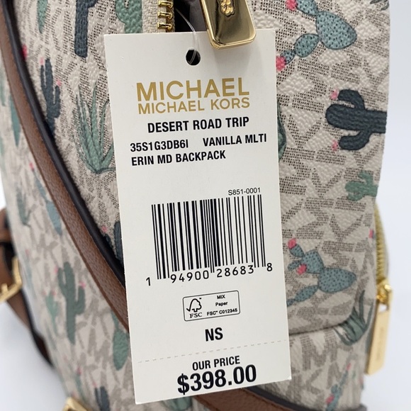 Michael Kors | Bags | Michael Kors Desert Road Trip Erin Medium Backpack |  Poshmark